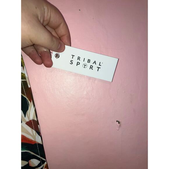 NWT Tribal Sport tropical triangle hem Summer dress size XS - Picture 7 of 9